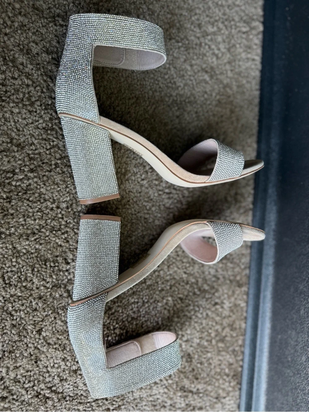 Jeffrey Campbell Lindsay Champagne Heels Women’s Size 8.5